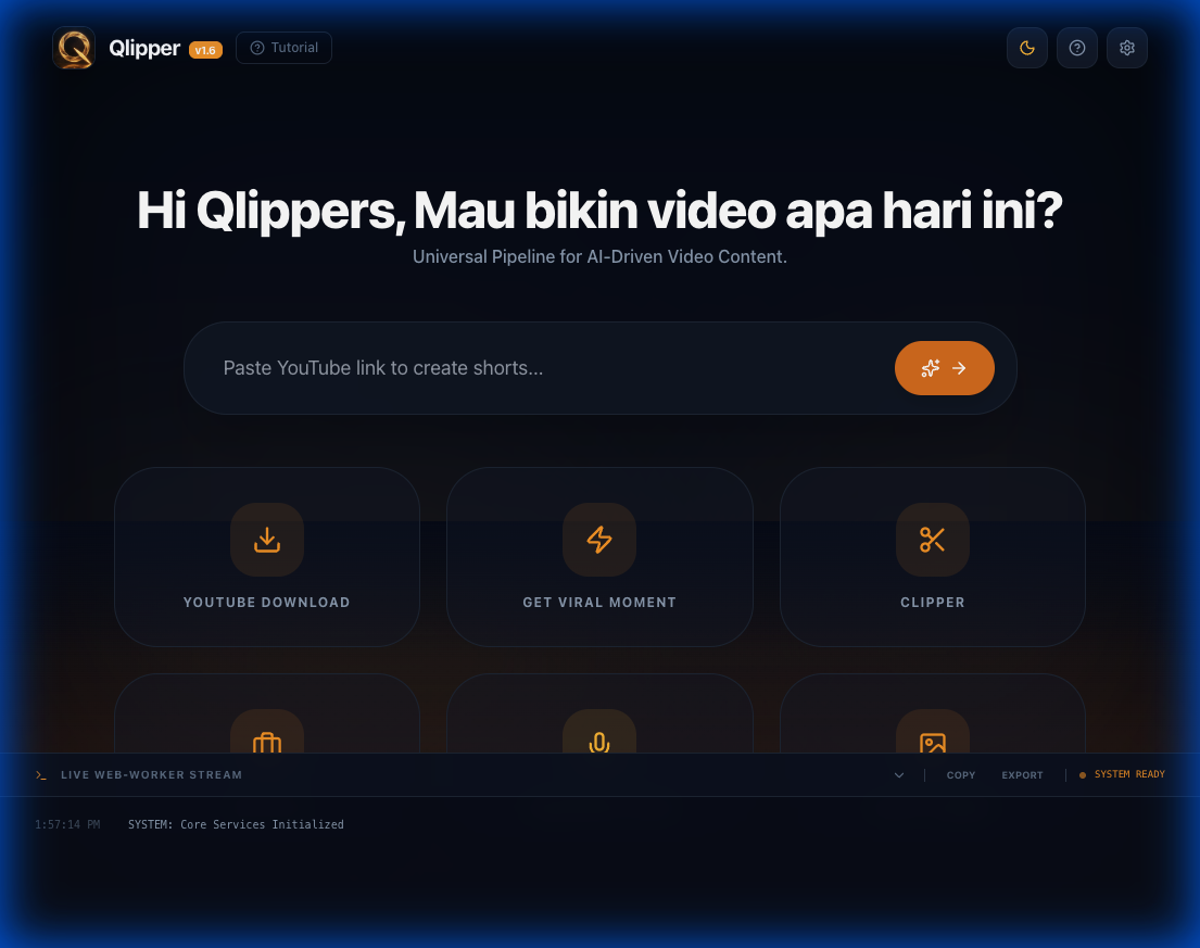 Qlipper Dashboard