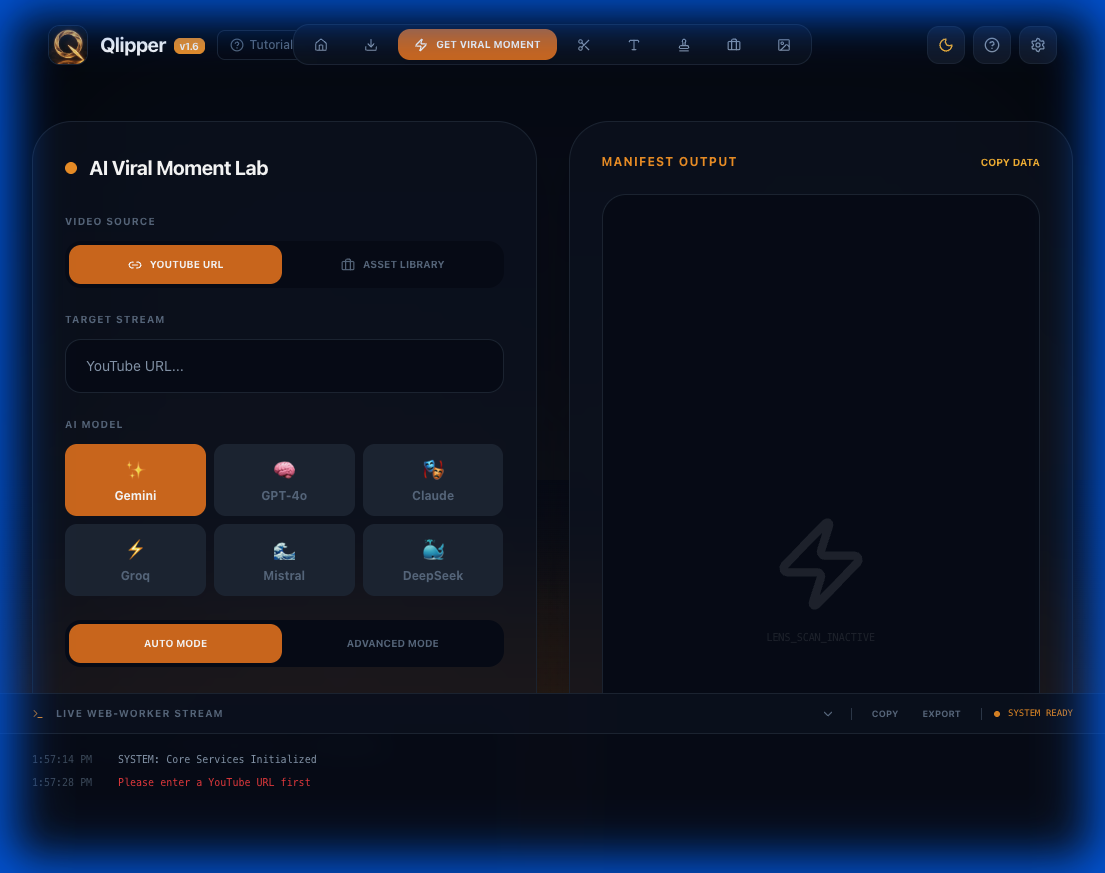 Context-aware clipping dashboard