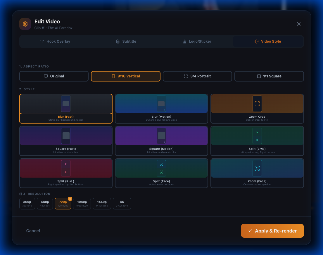 Multi-format export options